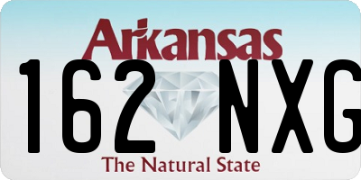 AR license plate 162NXG