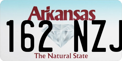 AR license plate 162NZJ