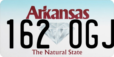 AR license plate 162OGJ