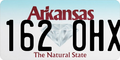 AR license plate 162OHX
