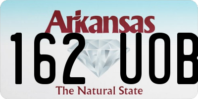 AR license plate 162UOB