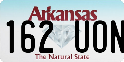 AR license plate 162UON
