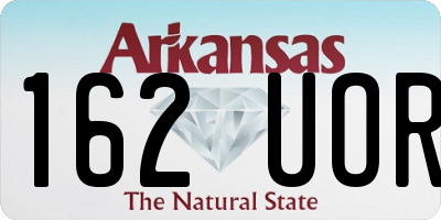 AR license plate 162UOR