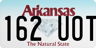 AR license plate 162UOT