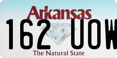 AR license plate 162UOW