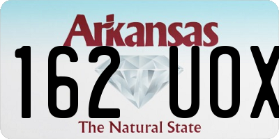 AR license plate 162UOX
