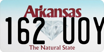 AR license plate 162UOY