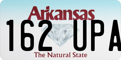 AR license plate 162UPA