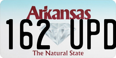 AR license plate 162UPD