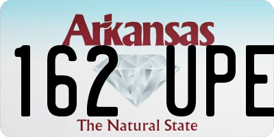 AR license plate 162UPE