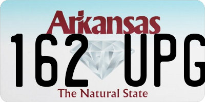AR license plate 162UPG