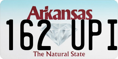 AR license plate 162UPI