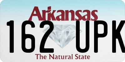 AR license plate 162UPK