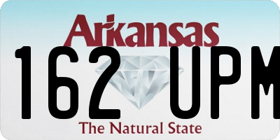 AR license plate 162UPM