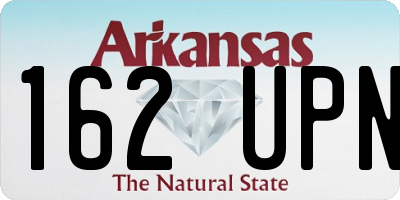 AR license plate 162UPN