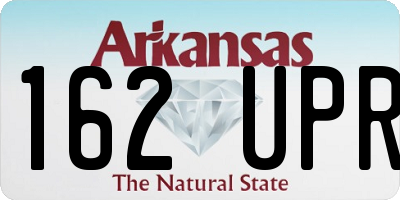 AR license plate 162UPR
