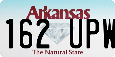AR license plate 162UPW