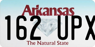 AR license plate 162UPX