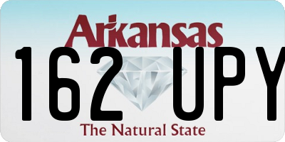 AR license plate 162UPY