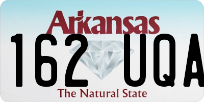 AR license plate 162UQA