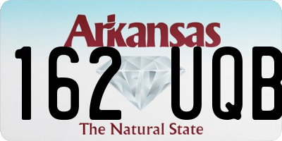 AR license plate 162UQB