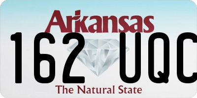 AR license plate 162UQC