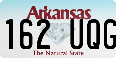 AR license plate 162UQG