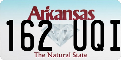 AR license plate 162UQI