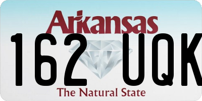 AR license plate 162UQK