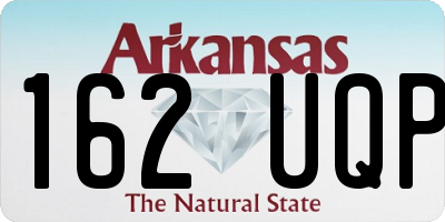 AR license plate 162UQP