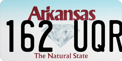 AR license plate 162UQR