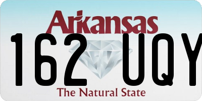 AR license plate 162UQY