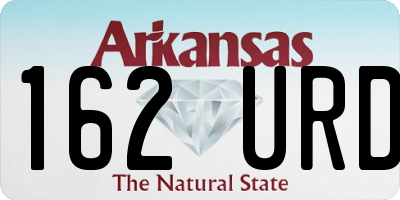 AR license plate 162URD
