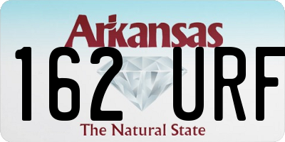 AR license plate 162URF