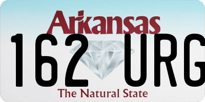 AR license plate 162URG