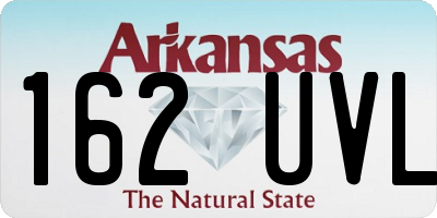 AR license plate 162UVL