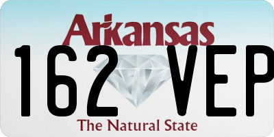 AR license plate 162VEP