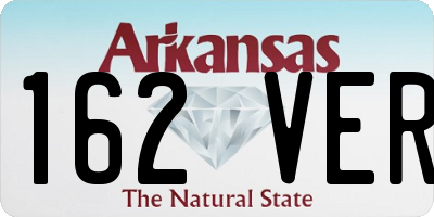 AR license plate 162VER