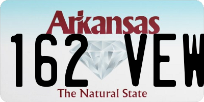 AR license plate 162VEW