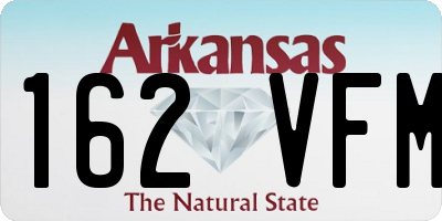 AR license plate 162VFM