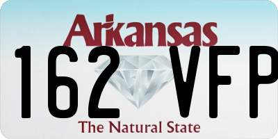 AR license plate 162VFP