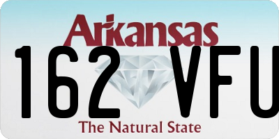 AR license plate 162VFU