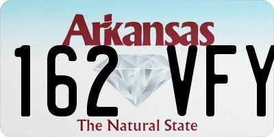AR license plate 162VFY