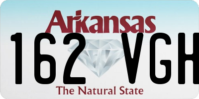 AR license plate 162VGH