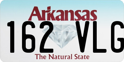 AR license plate 162VLG