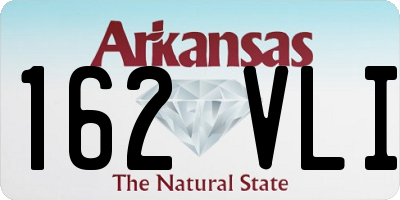AR license plate 162VLI