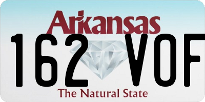 AR license plate 162VOF