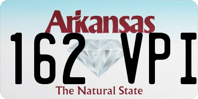 AR license plate 162VPI