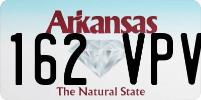 AR license plate 162VPV