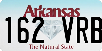 AR license plate 162VRB